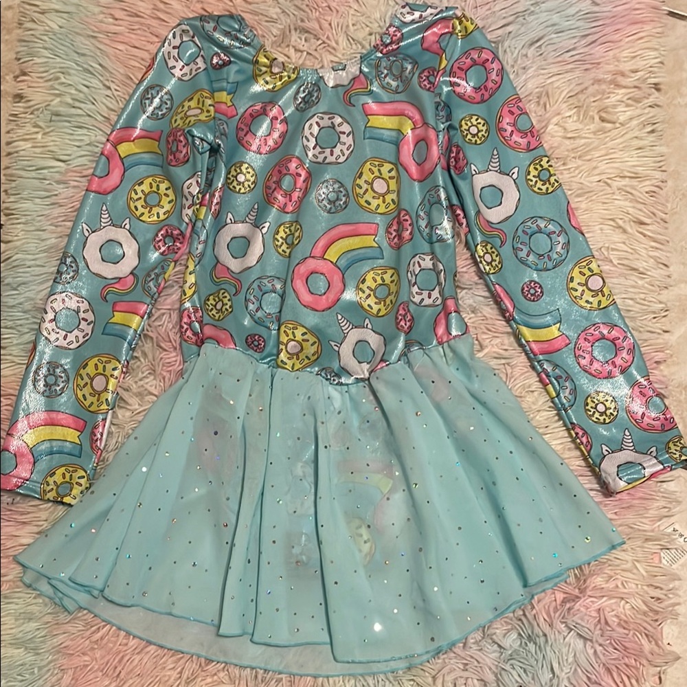 Colorful Donut Pattern Kids Costume